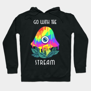 Go With The Stream Mushroom Hoodie